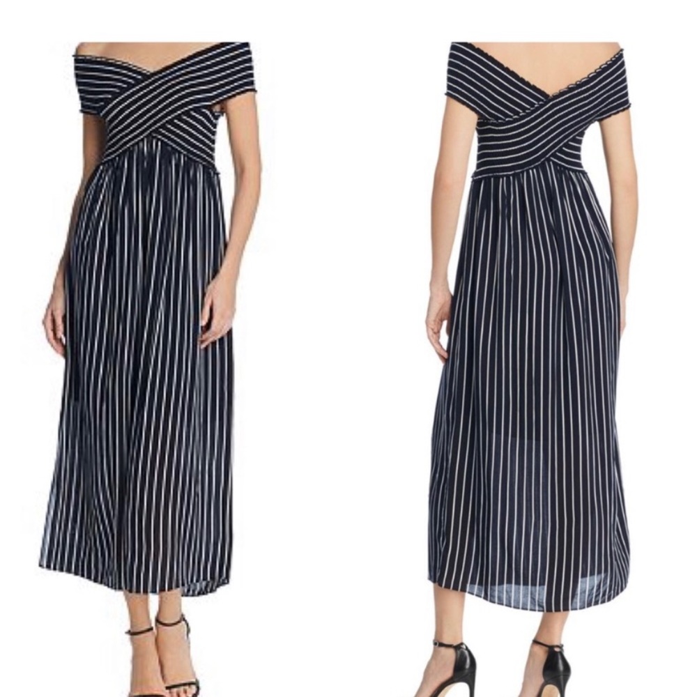 Aqua maxi dress